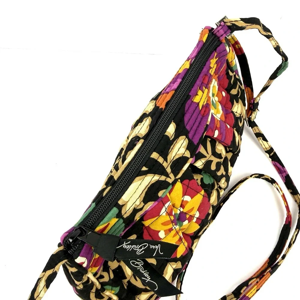 Vera Bradley Frannie Crossbody Suzani Quilted Cottage Core Retired Pattern New